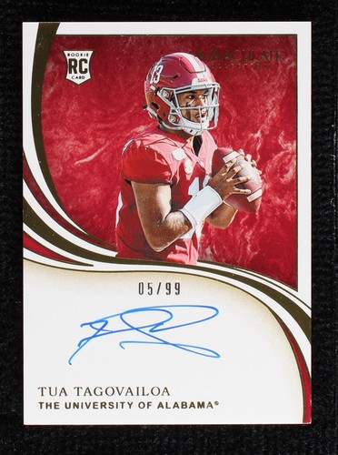2020 Panini Immaculate Collection Collegiate Tua Tagovailoa #106