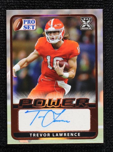 2021 Leaf Pro Set Power Trevor Lawrence #BA-TL1