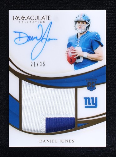 2019 Panini Immaculate Collection Daniel Jones #PP-DJ
