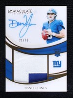2019 Panini Immaculate Collection Daniel Jones #PP-DJ