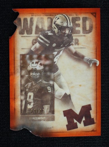 2023 Bowman's Best University J.J. McCarthy #GSB-5