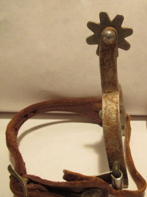 CROCKETT RENALDE marked Vintage SINGLE SPUR - Only ONE - Cowboy Spur