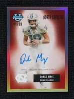 2023 Bowman University Chrome Drake Maye #55B-DMA
