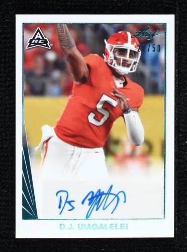 2021 Leaf Memories D.J. Uiagalelei #BA-DJU