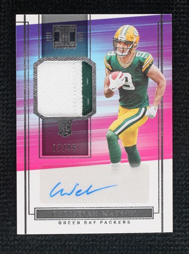 2022 Panini Impeccable Christian Watson #RPA-CWA