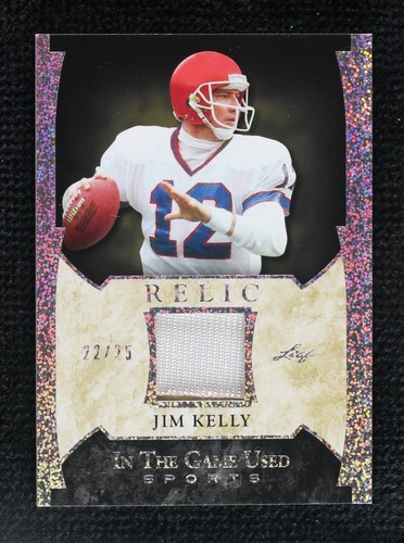 2022 Leaf In The Game Used Sports Jim Kelly #GUM-18