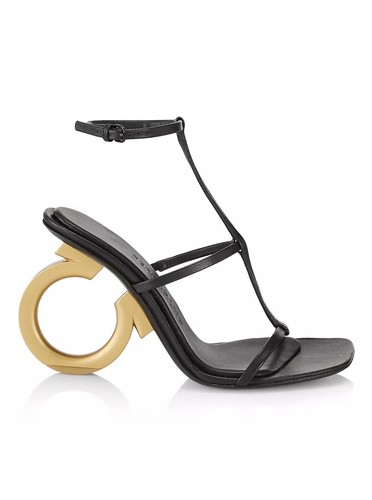 シューズ・サンダルその他 Ferragamo Black Gancini heeled ballerina in suede Ferragamo Black Gancini heeled ballerina in suede | TheDoubleF