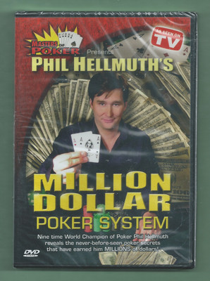 Masters of Poker: Phil Hellmuth's Million Dollar Poker System [DVD] NEW Sealed