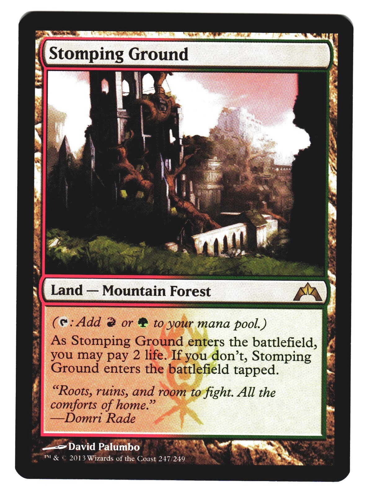 Domri Rade 1x FOIL GTC MTG Gatecrash Mythic MINT red green Domri Rade 1x FOIL GTC MTG Gatecrash Mythic MINT red green