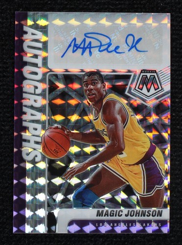 2020-21 Magic Johnson Mosaic All-Time Greats Pink Prizm #288 (C