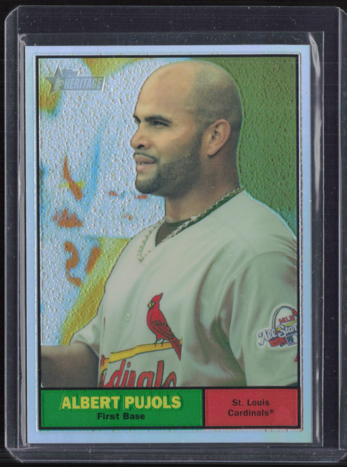 2010 Topps Heritage Chrome Refractor #C1 Albert Pujols /561