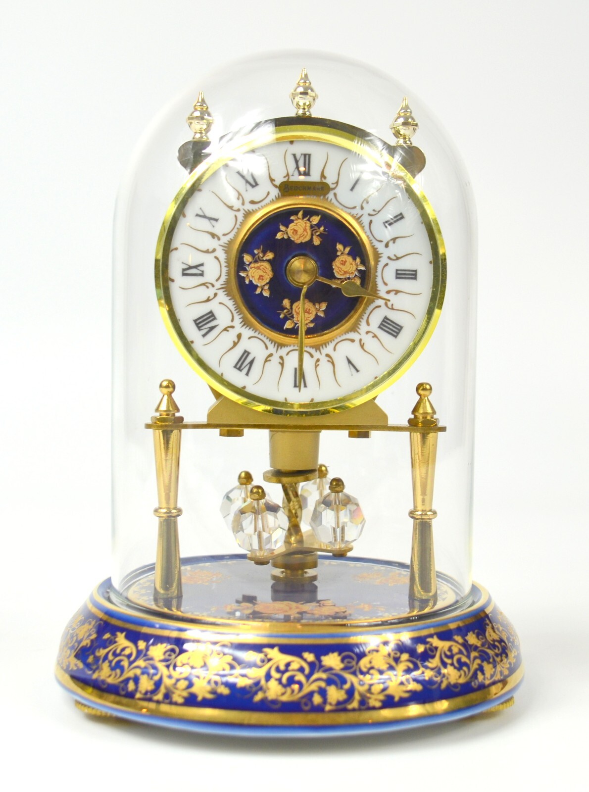 BENCHMARK Anniversary Clock - Reine Handarbeit Porcelain Face