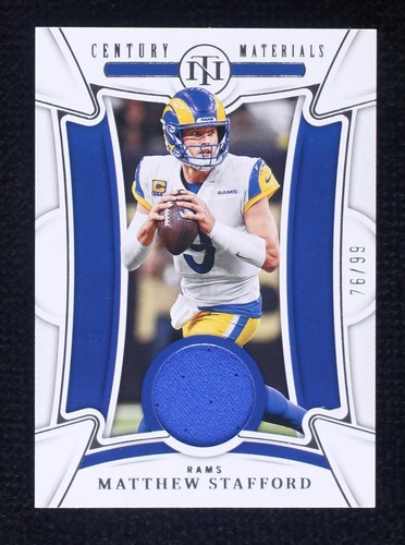 2022 Panini National Treasures Matthew Stafford #CEN-MST