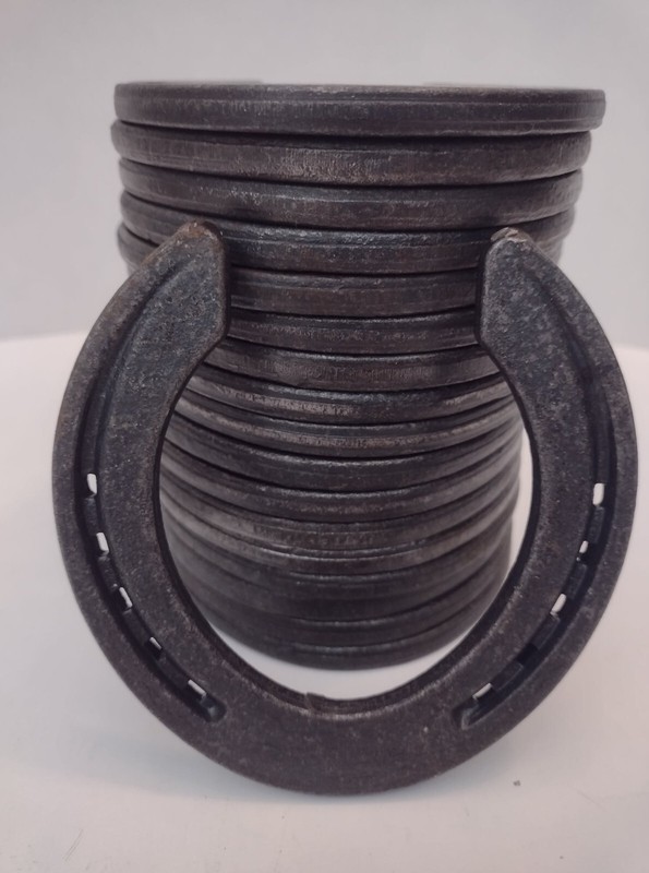 Horseshoes - 18 - (Eighteen Shoes) - STEEL - PONY