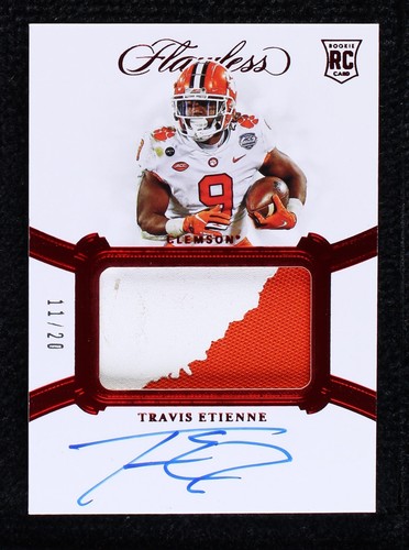 2021 Panini Flawless Collegiate Travis Etienne #42