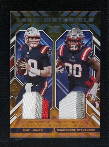 2021 Panini XR Mac Jones Rhamondre Stevenson #TM-JS