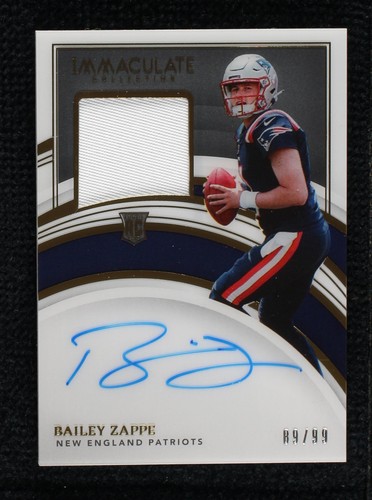 2022 Panini Immaculate Collection Bailey Zappe #139