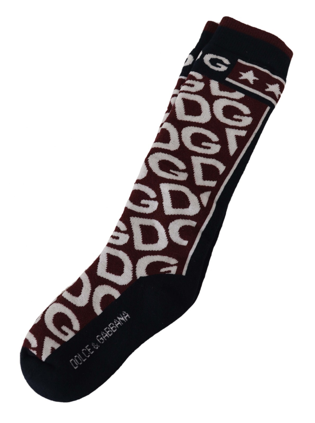 

DOLCE - GABBANA Детские разноцветные хлопковые гольфы с логотипом . Тег  $100, Multicolor