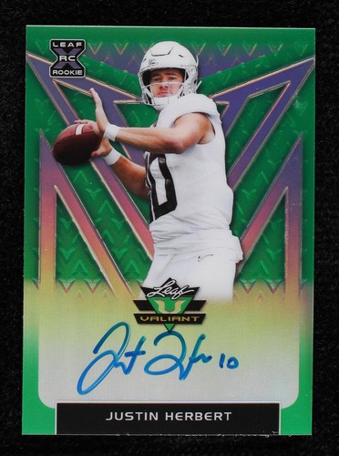 2020 Leaf Valiant Justin Herbert #BA-JH2