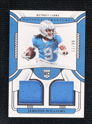 2022 Panini National Treasures Jameson Williams #RDM-JWI