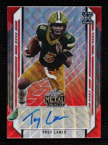 2021 Leaf Metal Draft Trey Lance #BA-TL2