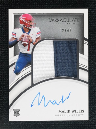 2022 Panini Immaculate Collection Collegiate Malik Willis #52