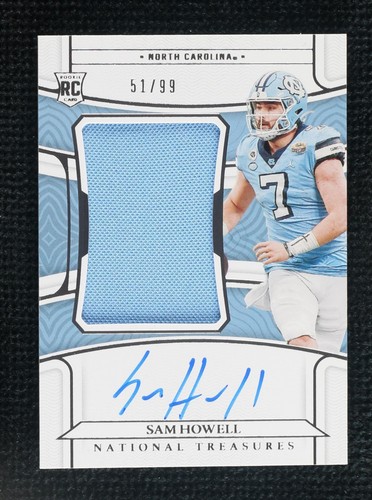 2022 Panini National Treasures Collegiate Sam Howell #68