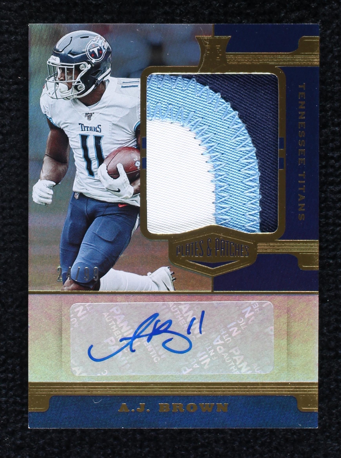 2019 Panini Plates & Patches A.J. Brown #RPA-AJB