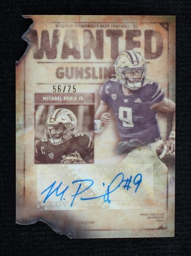 2023 Bowman's Best University Michael Penix Jr. #GS-MPJ