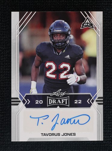 2022 Leaf Draft Tavorus Jones #BA-TJ1