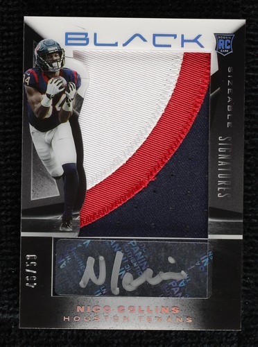 2021 Panini Black Nico Collins #SRJ-NC