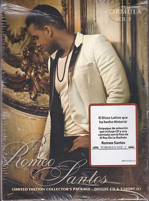 ROMEO SANTOS - Formula, Vol. 2 [Deluxe Ed] [1CD/1T-Shirt] [Clean] NEW
