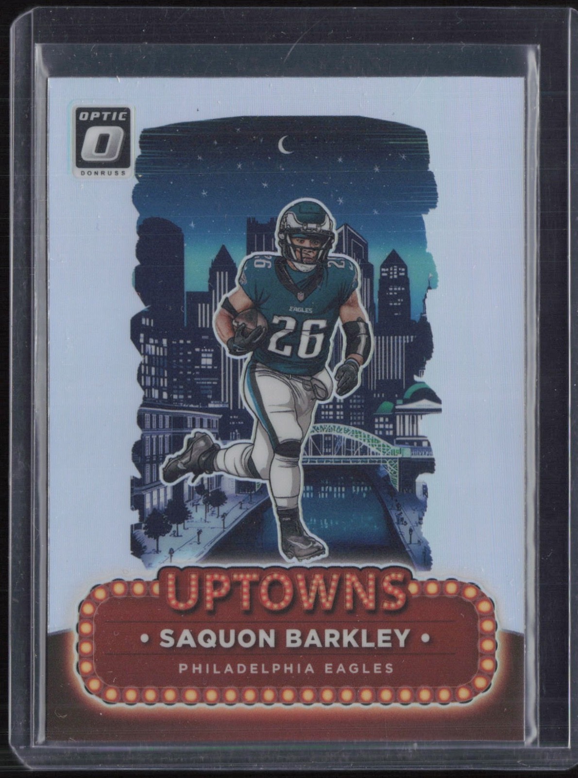 2024 Panini Donruss Optic Uptowns Football #17 Saquan Barkley