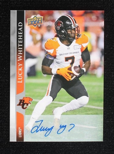 2021 Upper Deck CFL Lucky Whitehead #12