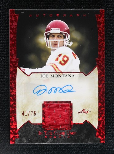 2022 Leaf In The Game Used Sports Joe Montana #GUA-JM2