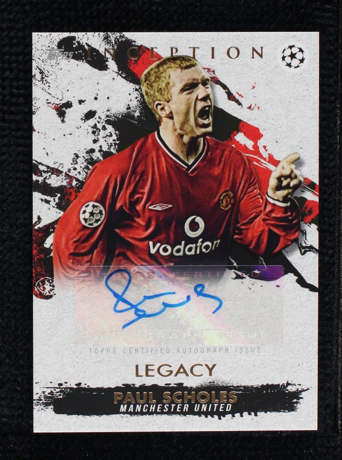 2020-21 Topps Inception UCL - Legacy Autographs Paul Scholes (AU) for ...