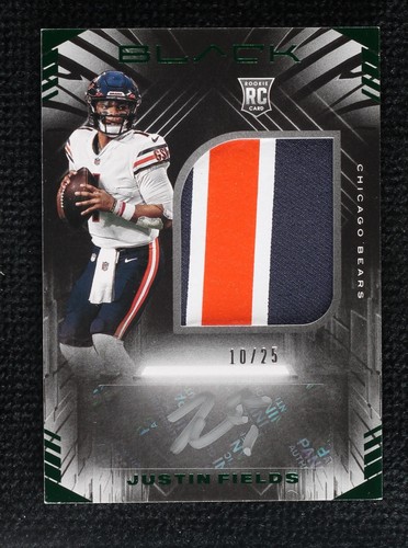 2021 Panini Black Justin Fields #203