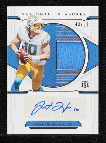 2021 Panini National Treasures Justin Herbert #MS-JH
