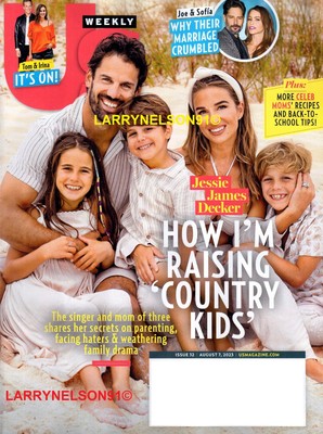 US WEEKLY MAGAZINE AUGUST 7 2023 JESSIE JAMES DECKER BARBIE DOLLY PARTON HAIM CA