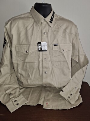 Resistol Rodeo Gear Shirt Men's  Long Sleeve Western Cowboy NEW