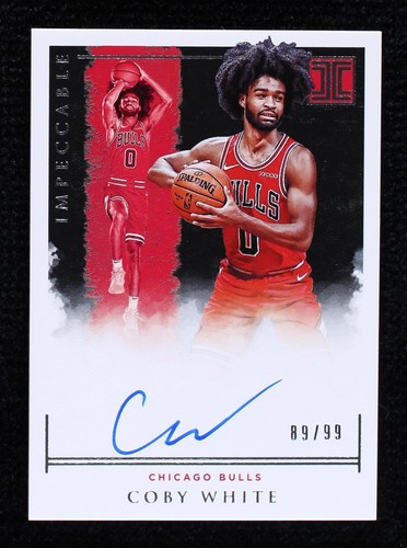 2019-20 Panini Impeccable - Coby White #IR-CWT