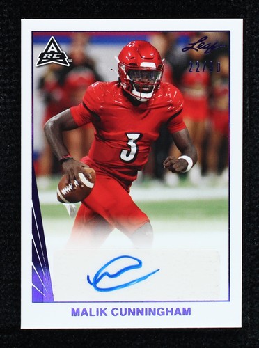 2021 Leaf Memories Malik Cunningham #BA-MC1