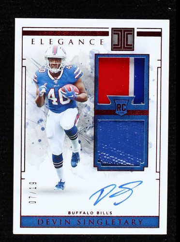 2019 Panini Impeccable Devin Singletary #129