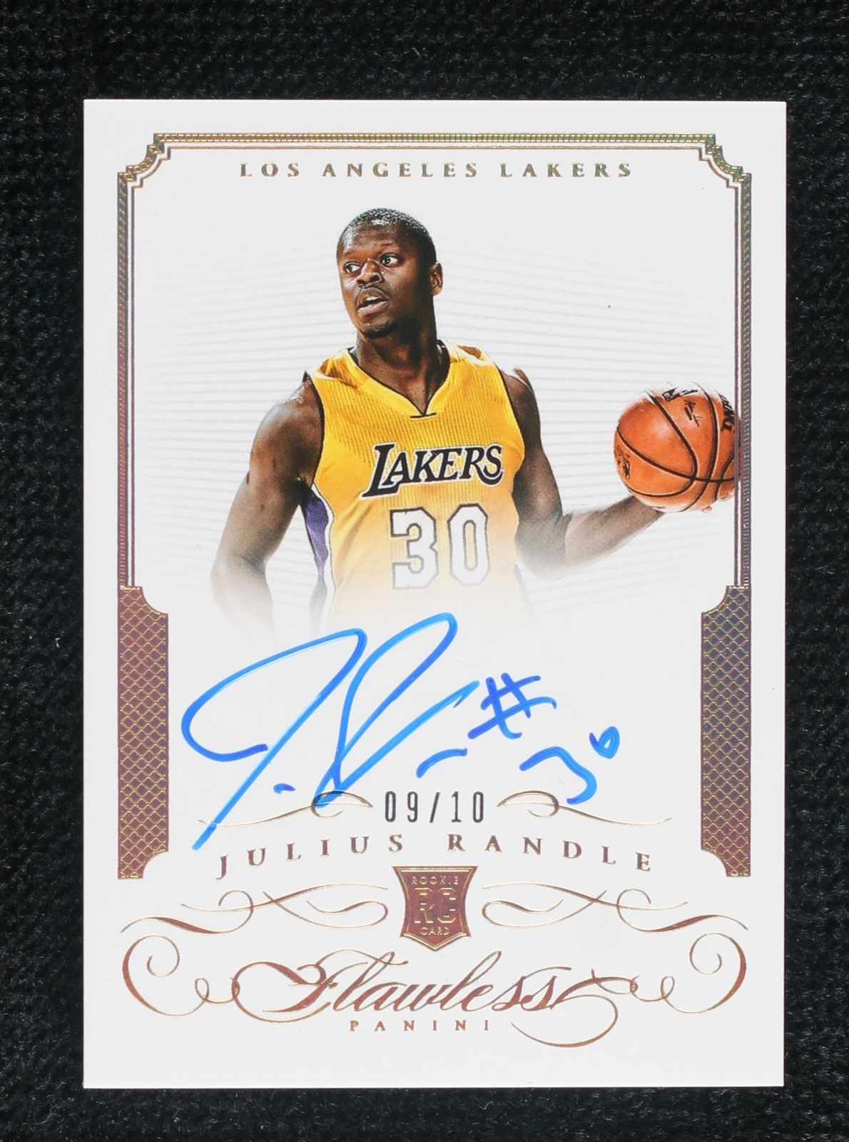 2014-15 Panini Flawless - Rookie Autographs Gold #RA-JR Julius Randle ...