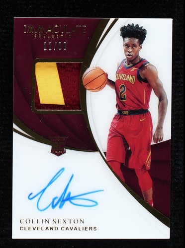 2018-19 Panini Immaculate Collection - Collin Sexton #105