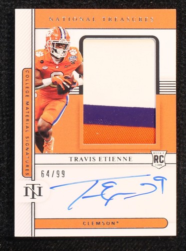 2021 Panini National Treasures Collegiate Travis Etienne #47