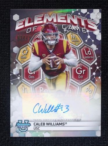 2023 Bowman's Best University Caleb Williams #ETGA-CW