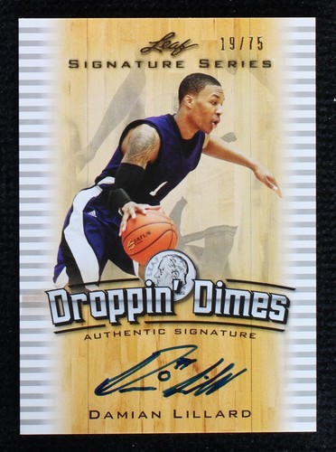 2012 Leaf Signature Series - Damian Lillard #DD-DL1