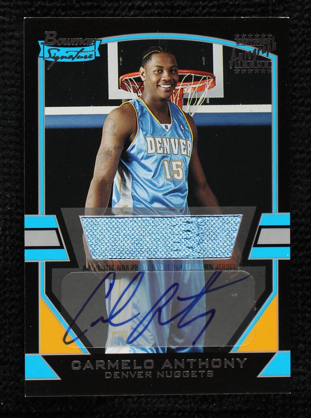 2003-04 Bowman Signature - Carmelo Anthony #77