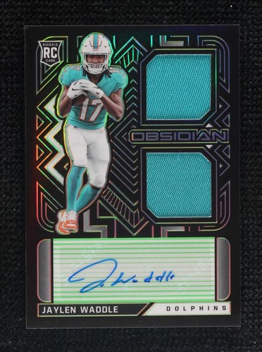 2021 Panini Obsidian Jaylen Waddle #RJI-JW